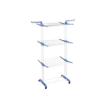 Напольная сушилка GARMENT RACK ST 529/5959 Whiteд ля вещей складная металлическая на 3 яруса