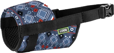 Намордник Hi Dog из нейлона регулируемый №3 25-34 см Aztec purple (2100102700018)