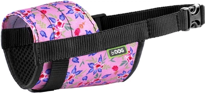 Намордник Hi Dog из нейлона регулируемый №2 19-26 см Flowers pink (2100102750013)