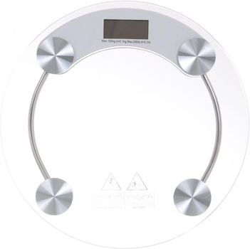 Весы напольные стеклянные Domotec MS-2003A 180 кг круглые