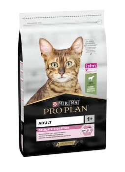 Сухой корм Purina Pro Plan Adult 1+ Delicate Digestion для кошек с чувствительным пищеварением с ягненком 1.5 кг