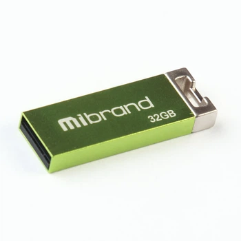 USB флеш-накопичувач, флешка Flash Mibrand MI2.0/CH32U6LG USB 2.0 Chameleon 32Gb Light green