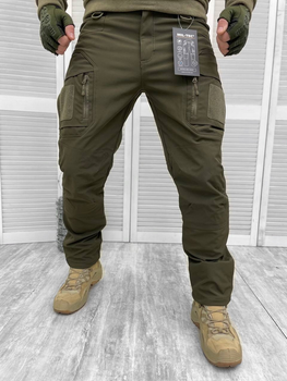 Тактичні штани Soft Shell Olive Camo Elite XXL