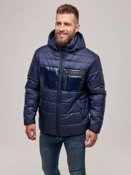 Куртка зимняя короткая мужская Riccardo ZK-01 46(S) Синяя (ROZ6400022298)