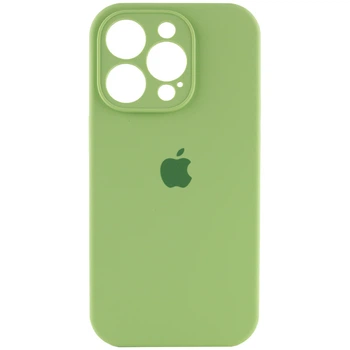 Чохол Silicone Case Full Camera Protective (AA) Apple iPhone 16 Pro Max (6.9") М'ятний / Mint Без бренду