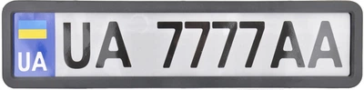 Рамка під номер CarLife NH420 матова Чорна