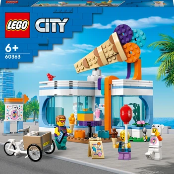 Конструктор LEGO City Крамниця морозива 296 деталей (60363)