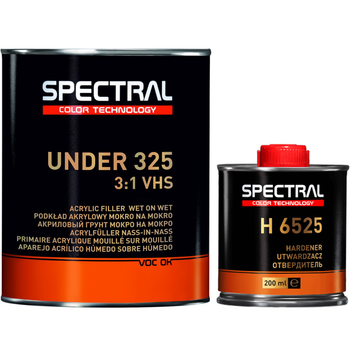 Грунт-наполнитель мокрый по мокрому | Spectral Under 325 | Комплект 1 л | Черный