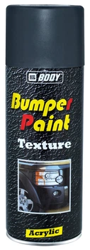 Краска для пластика структурная | BODY Bumper Paint Texture | Аэрозоль 400 мл — Серый