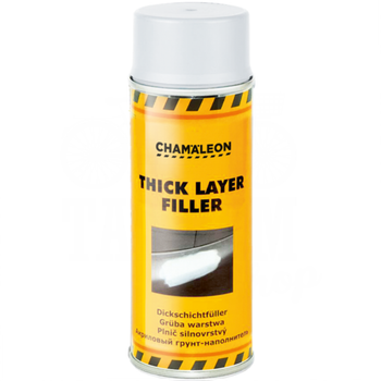 Грунт-наполнитель акриловый | Chamaeleon Thick Layer Filler | Аэрозоль 400 мл — Белый