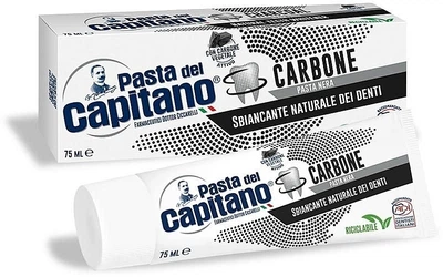 Зубна паста з активованим вугіллям - Pasta Del Capitano Charcoal 75ml (75ml, 100ml) (961190-1222175-2)