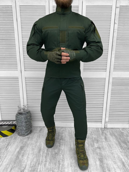 Тактичний військовий костюм Unit ( Кітель + Штани ), Камуфляж: Олива, Розмір: XXL
