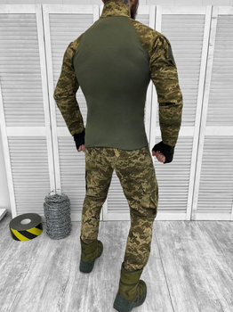 Тактичний військовий костюм Kayman ( Убакс + Штани ), Камуфляж: Піксель ЗСУ, Розмір: L