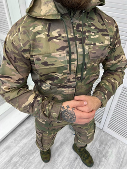 Тактичний військовий костюм Tactical ( Китель + Убакс + Штани ), Камуфляж: Мультикам, Розмір: XXL