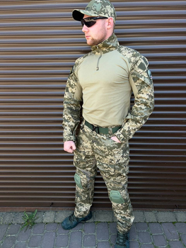 Тактический военный костюм Tactic ( Убакс + Штаны ), Камуфляж: Пиксель ВСУ, Размер: XL