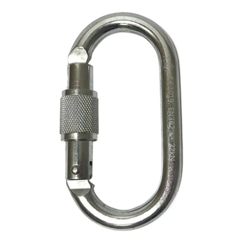 Карабин стальной X-Alp Oval Steel SG Key Lock (XALP-2442KSG)