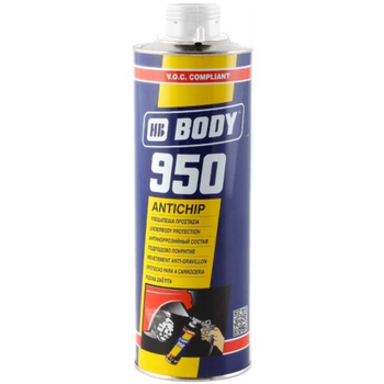 Антигравийное покрытие | BODY 950 Proline | Под краскопульт 1 л — Белый