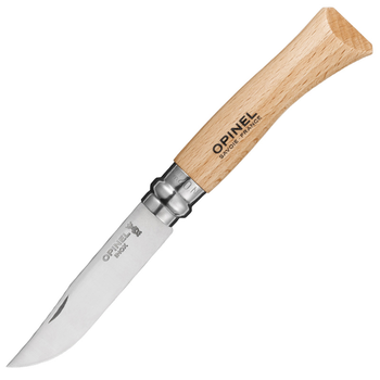 Нож складной Opinel №7 Inox (длина: 185мм, лезвие: 80мм), бук