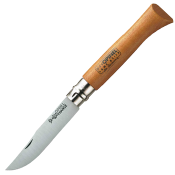 Нож складной Opinel №12 Carbone (длина: 280мм, лезвие: 120мм), бук