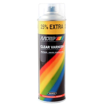 Краска акриловая | Motip Clear Varnish | Аэрозоль 500 мл
