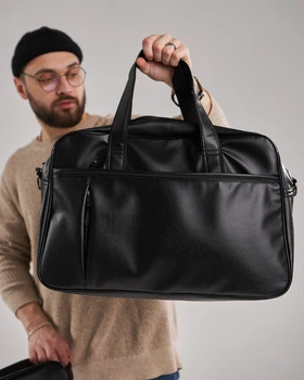 Повседневная дорожная спортивная сумка через плечо 30L премиум качество, глянцевая