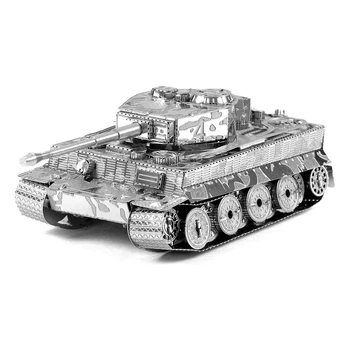 Металлический 3D-пазл Piececu Танк Тигр