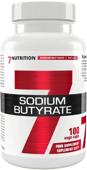 Maślan sodu 7Nutrition Sodium Butyrate 580 mg 100 kapsułek (5901597314493)