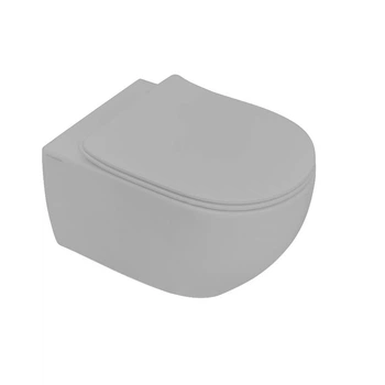 Унітаз підвісний Flaminia MINIAPP 48.5x36 h27 см з системою Goclean, укорочений, Cenere matt (AP119G) (AP119GCEN)