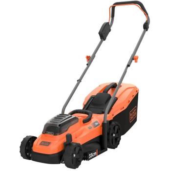 Газонокосилка Black&Decker аккумуляторная 18 В, 4.0 Ач, 32 см, 2 АКБ и ЗУ (BCMW33184L2)