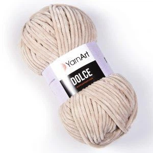 Турецька велюрова пряжа для в'язання YarhArt Dolce (Дольче) 771 світло-коричневий
