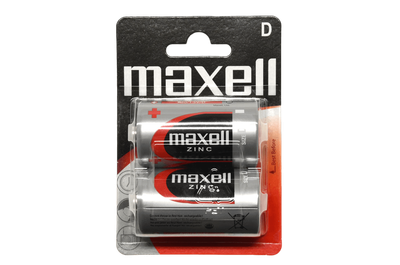 Батарейка размер D Maxell R-20 2PK blister