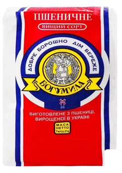 Мука "Богумила" пшеничная, высший сорт 1кг (95779)