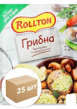 Приправа грибная (универсальная) ТМ "Rollton" 80г упаковка 25шт (99178)