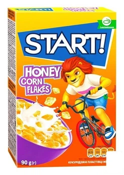 Хлопья медовые ТМ "Start" 90г (99030)