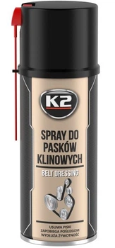 Смазка для клиновых ремней | K2 Belt Dressing | Аэрозоль 400 мл