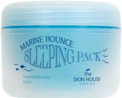 Маска ночная The Skin House Marine Bounce Sleeping Pack с морским коллагеном 100 мл (8809080823187)