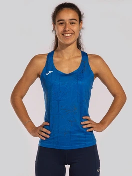 Спортивная майка для бега женская Joma Elite Ix 901646.700 M Синяя (8445456437581)