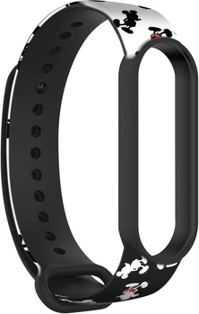 Ремінець ArmorStandart Cartoon для Xiaomi Mi Band 7/6/5 Mickey Siluet Black (ARM59256)