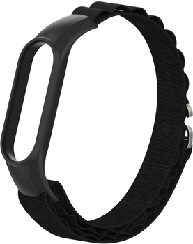 Ремінець ArmorStandart Alpina Band для Xiaomi Mi Band 7/6/5/4 Black (ARM64987)