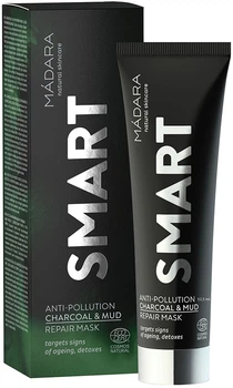Маска для обличчя Madara Cosmetics Smart Line Anti-Pollution Charcoal & Mud Repair Mask 60ml (806244-725471-2)