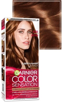 Стойкая крем-краска для волос Garnier Color Sensation 6.35 - Золотисто-каштановый (40ml) (435736-380146385-2)