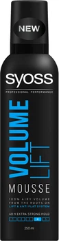 Мус для укладання волосся екстрасильної фіксації Syoss Volume Lift Mousse 250ml (513322-522425-2)