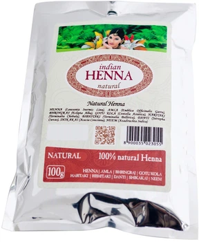 Натуральная индийская хна Indian Henna Natural 100g (647329-555062-2)