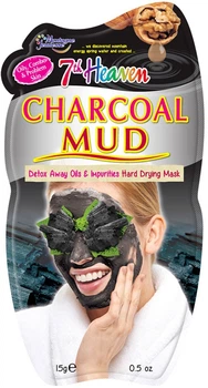 Грязевая маска для лица "Уголь" 7th Heaven Charcoal Mask 15g (905807-825827-2)