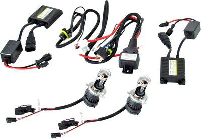 Набор автомобильных биксеноновых ламп H4 (Solar) Bi-Xenon 6000K (Ballast) (4460)