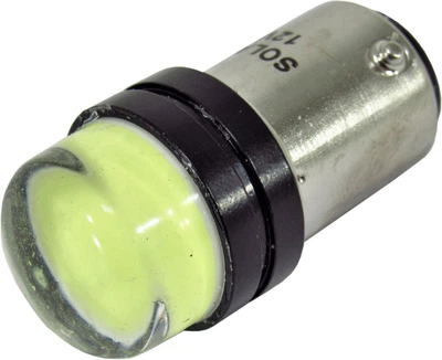 Лампочка 2-ох конт. груша белая LED COB 12V 100lm S25 BAY15d (Solar) (к-т.-2шт.) LC365_B2