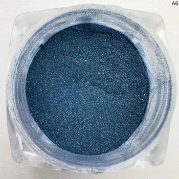 Зеркальная втирка (mirror powder) Синий A6 для дизайна ногтей