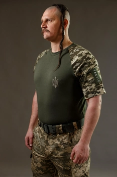 Військова футболка з коротким рукавом, тактичний рашгард, убакс піксель XL