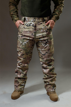 Військові брюки Tactic (тактичні штани) SoftShell Мультикам зимові 48