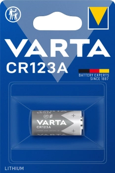 Батарейка Varta CR 123A BLI 1 Lithium (06205301401) (4008496537280)